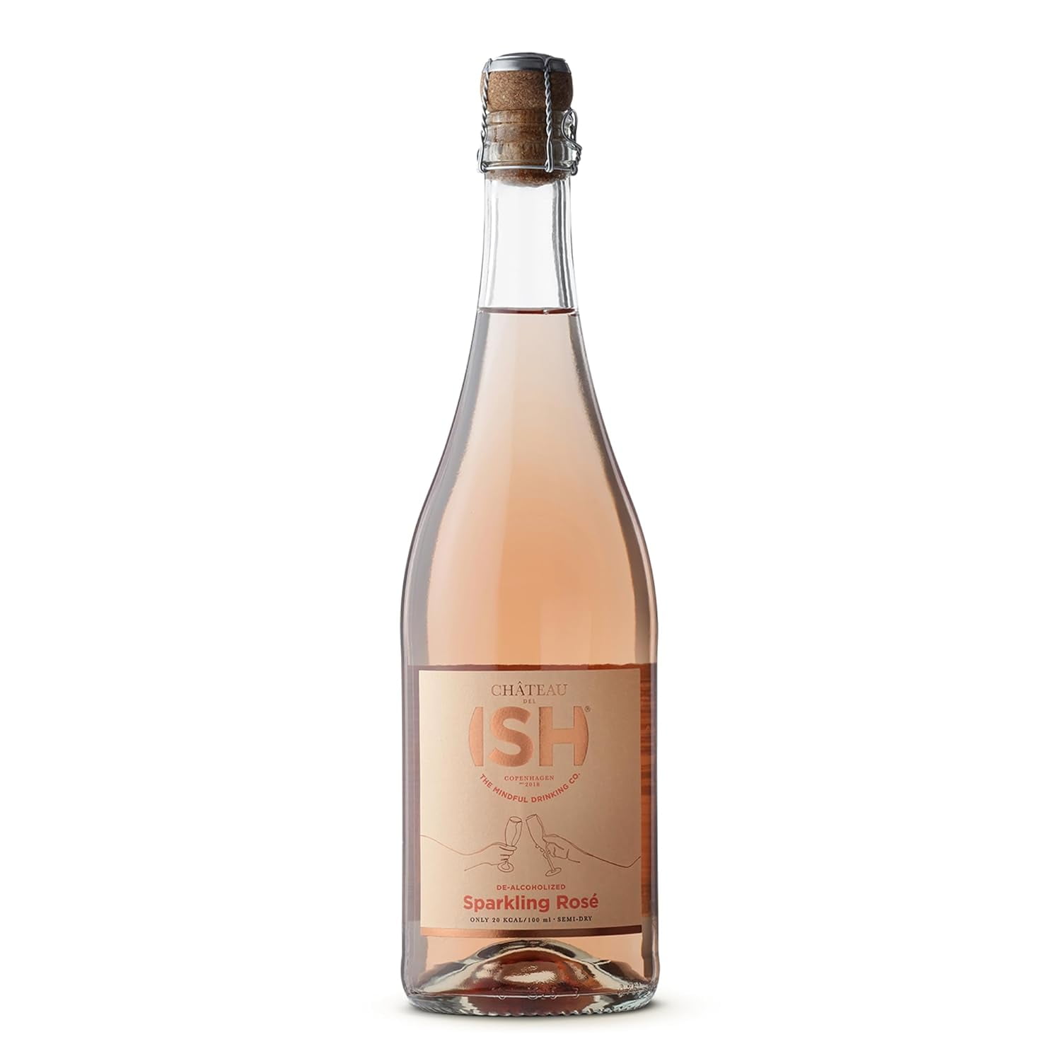 Chateau del Sparkling Rosé AwardWinning NonAlcoholic Sparkling Wine