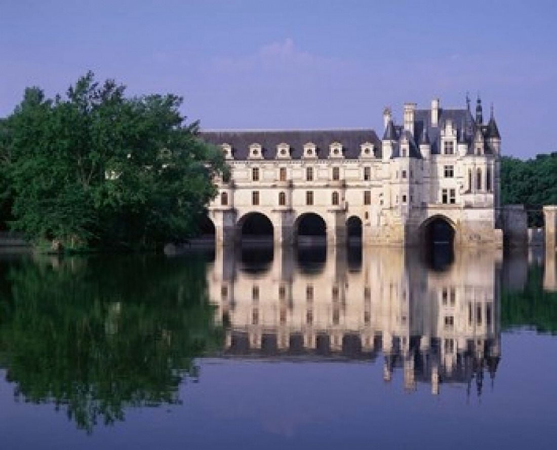 Chateau du Chenonceau Loire Valley France Canvas Art - Paul Thompson DanitaDelimont (20 x 16)