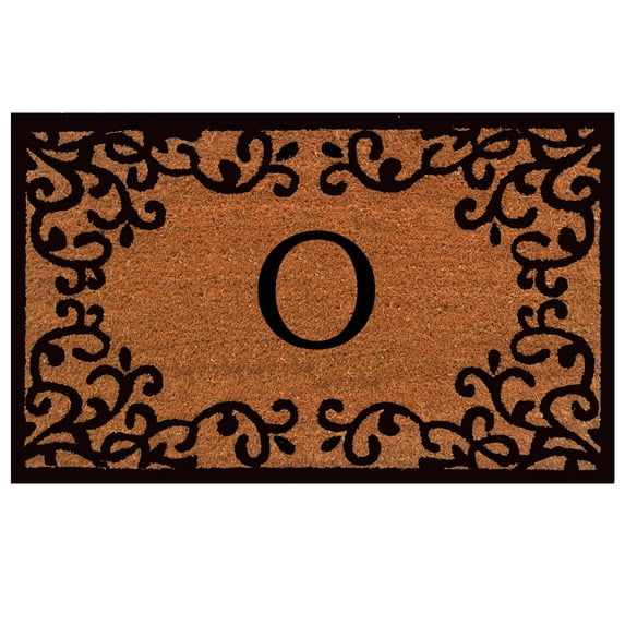 Chateaux Monogram Doormat (Letter O)