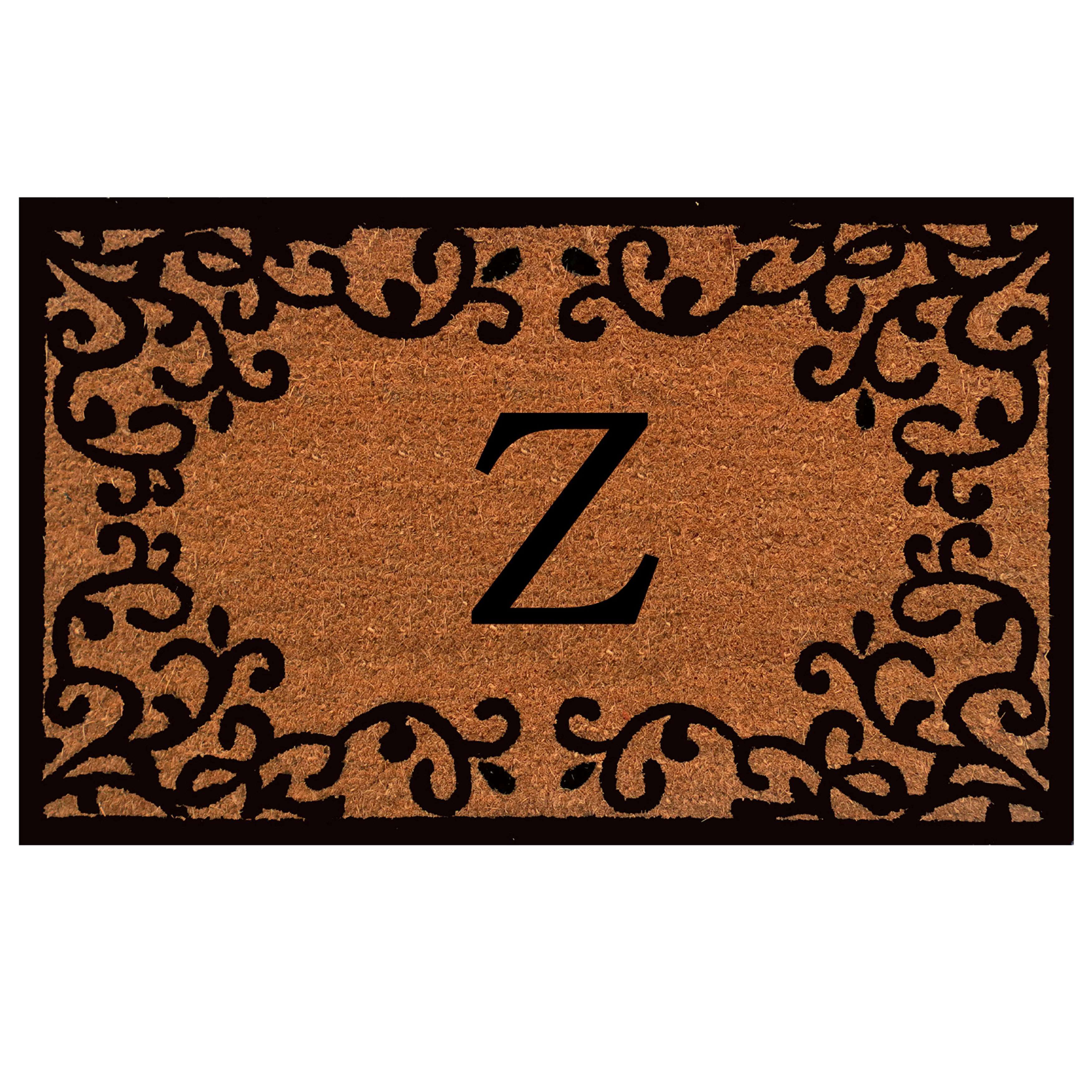 Chateaux Monogram Doormat (Letter Z)