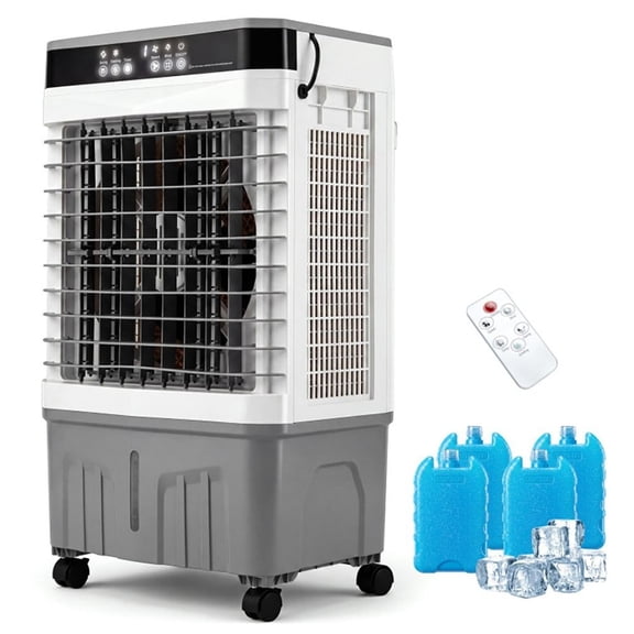 Chateauy 1800 CFM Evaporative Cooling Fan with 4 Gal Water Tank for Patio Industrial Workshop