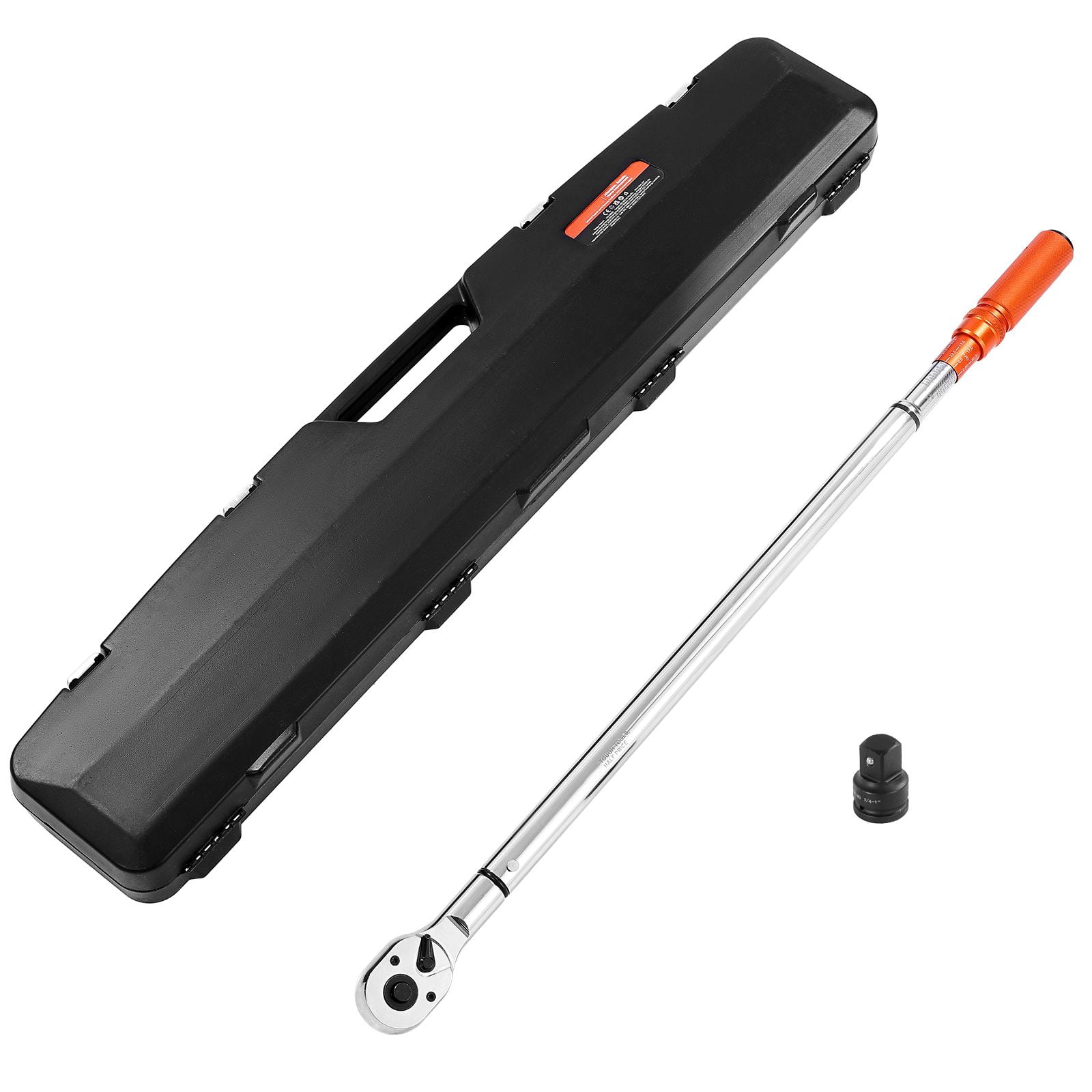 Chateauy 3/4 Inch Drive Click Torque Wrench 100-600 lbf-ft 136-814N.m Dual-direction 48-tooth High Precision Alloy Steel Torque Wrench for Automobile Repair