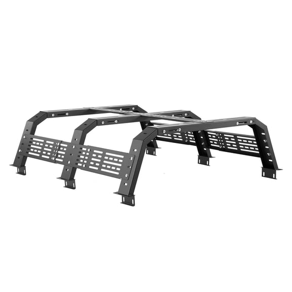 Chateauy Adjustable Width Truck Bed Rack 54.3-68.3 in, 900 lbs Static Load Capacity