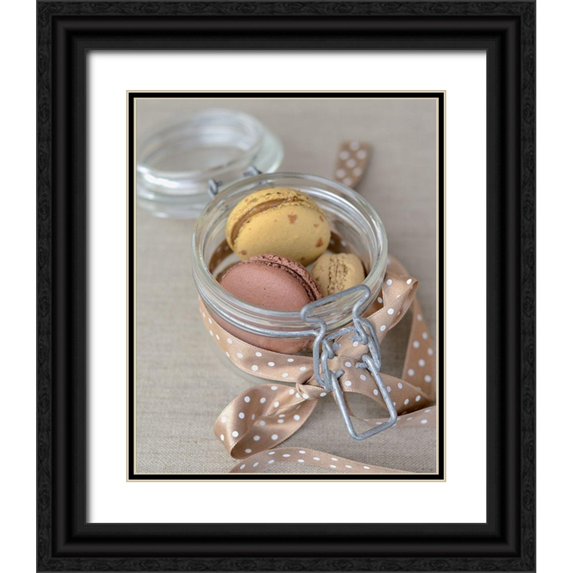 Chatelain, Sonia 20x24 Black Ornate Wood Framed with Double Matting Museum Art Print Titled - Douceurs I