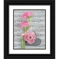 thumbnail image 1 of Chatelain, Sonia 26x31 Black Ornate Wood Framed with Double Matting Museum Art Print Titled - Composition florale - Coupe, 1 of 4