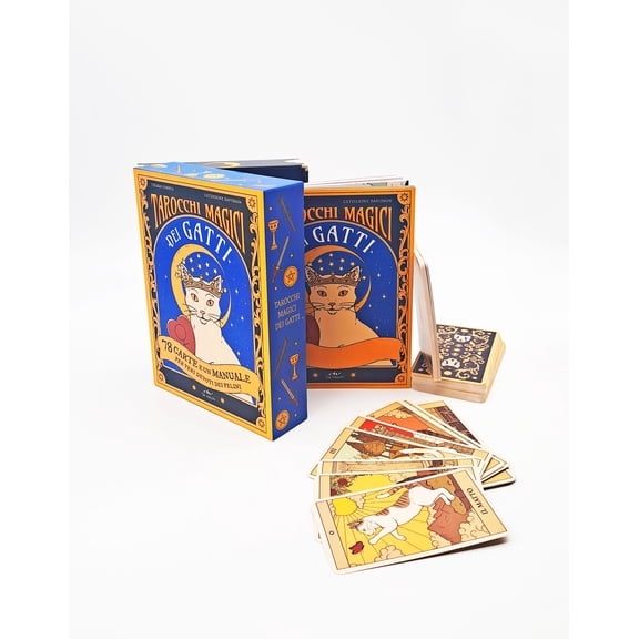 Chaterine David Tarocchi magici dei gatti. 78 carte e un manuale per veri devoti de (Paperback)