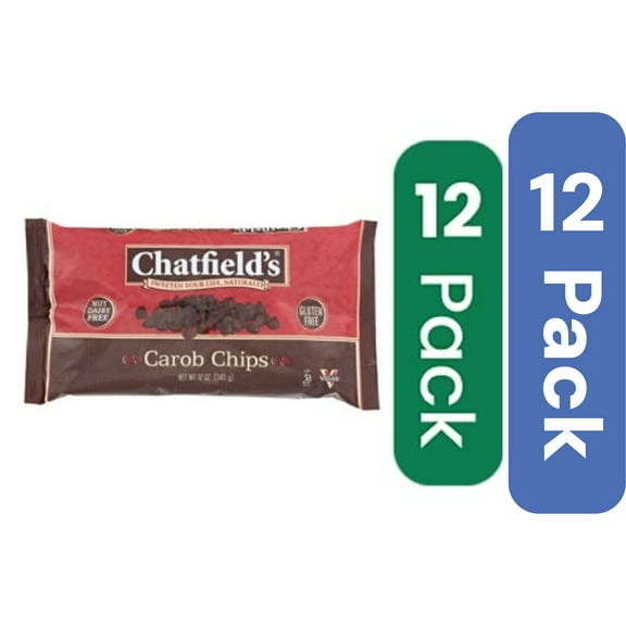 Chatfields Dairy-Free Soy-Free Carob Chips 12 oz (Pack Of 12)