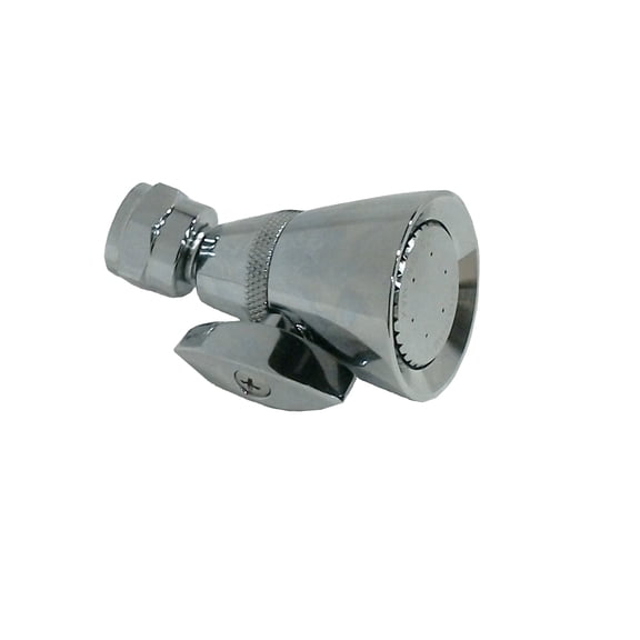 Chatham Brass 1-Spray Patterns with 2.5 GPM 1.75 in. Wall Mounted Fixed Shower Head with Canopy Handle in Chrome