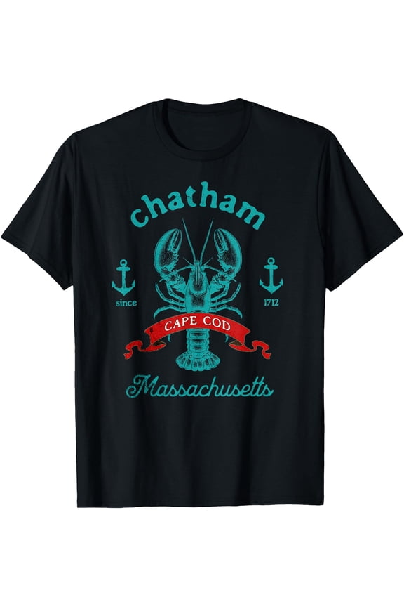 Chatham MA Lobster Fishing Cape Cod Massachusetts Souvenir T-Shirt, Unisex T-Shirt