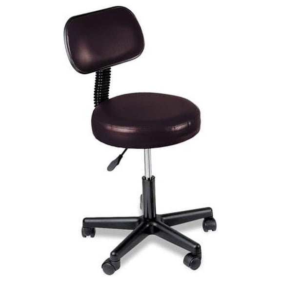 Chattanooga 77067 Black with Back Pneumatic Stool