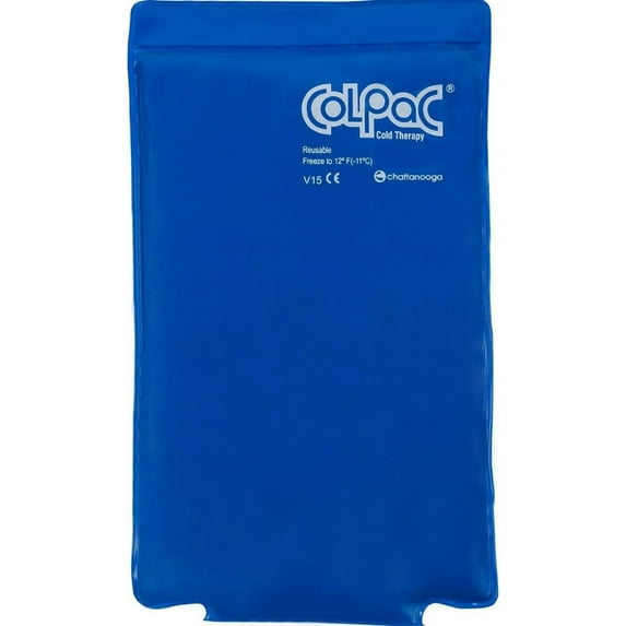 Chattanooga ColPac Blue Vinyl Cold Therapy, Medium/Half-Size Cold Pack 1 Each - (Pack of 2)