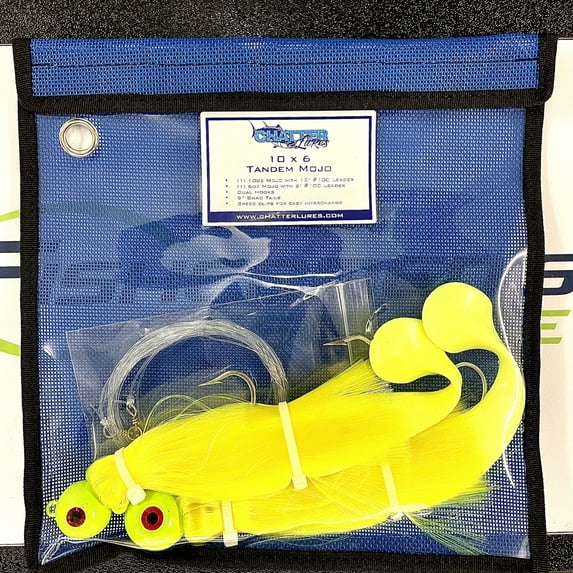 Chatter Lures 10 x 6 Tandem Mojo- Chartreuse