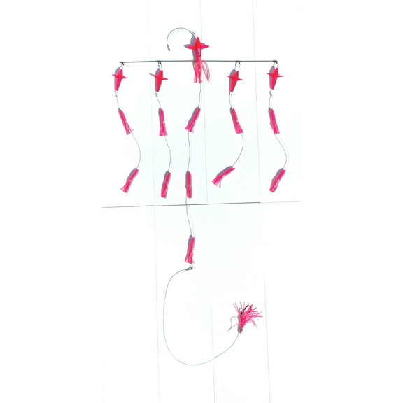 Chatter Lures 36" Splash Bar- 6" Floating Squid- Pink