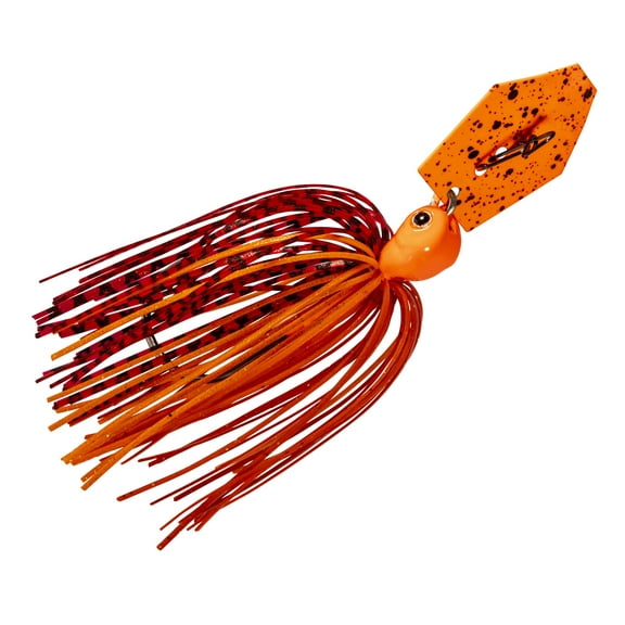ChatterBait Jack Hammer 3/8oz Fire Craw Orange Blade