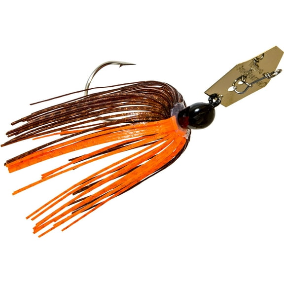 Z-Man Chatterbait Bladed Jig Orange/Brown 3/8 oz