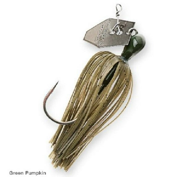 Chatterbait Elite 1/2Oz Green Pumpkin 5/0 Gamakatsu Hook - Ez Skirt Jig Skirt CB-EL12-04