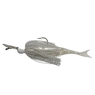 Confezione Da 10 Chatterbait Small Batch Lures – Jig Nuoto Con Lama, Aroma Aglio E Sale, 4 Pollici