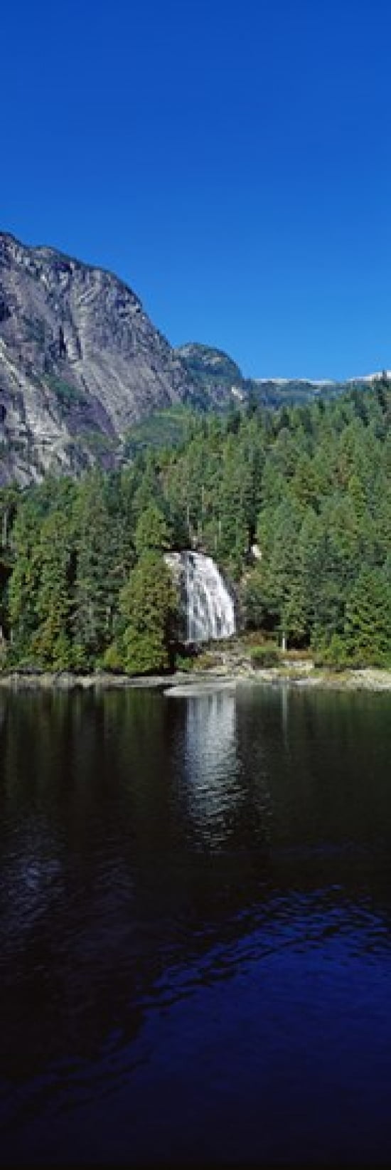 Chatterbox Falls at Princess Louisa Inlet British Columbia Canada Canvas Art - Panoramic Images (36 x 12)