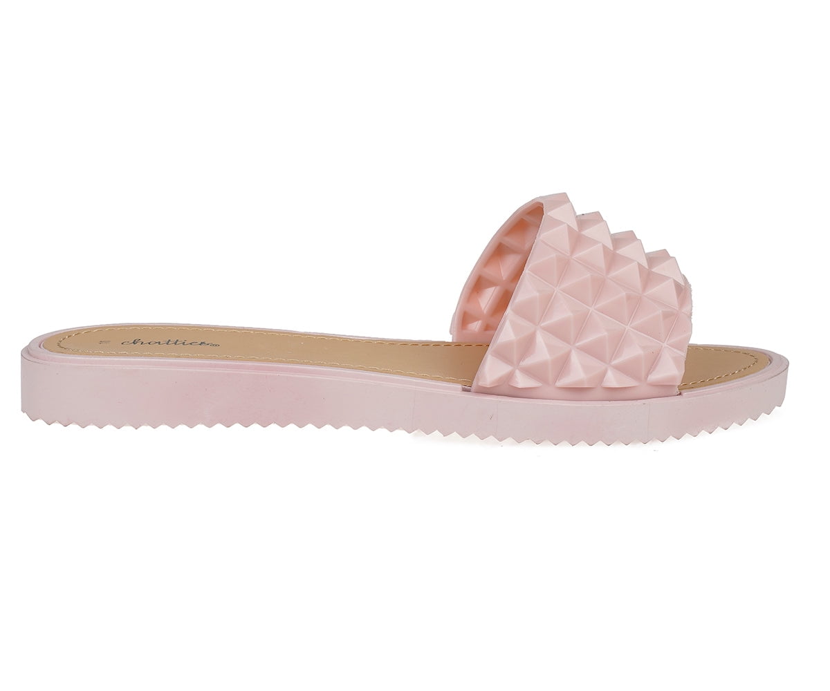 Blush slide deals sandals