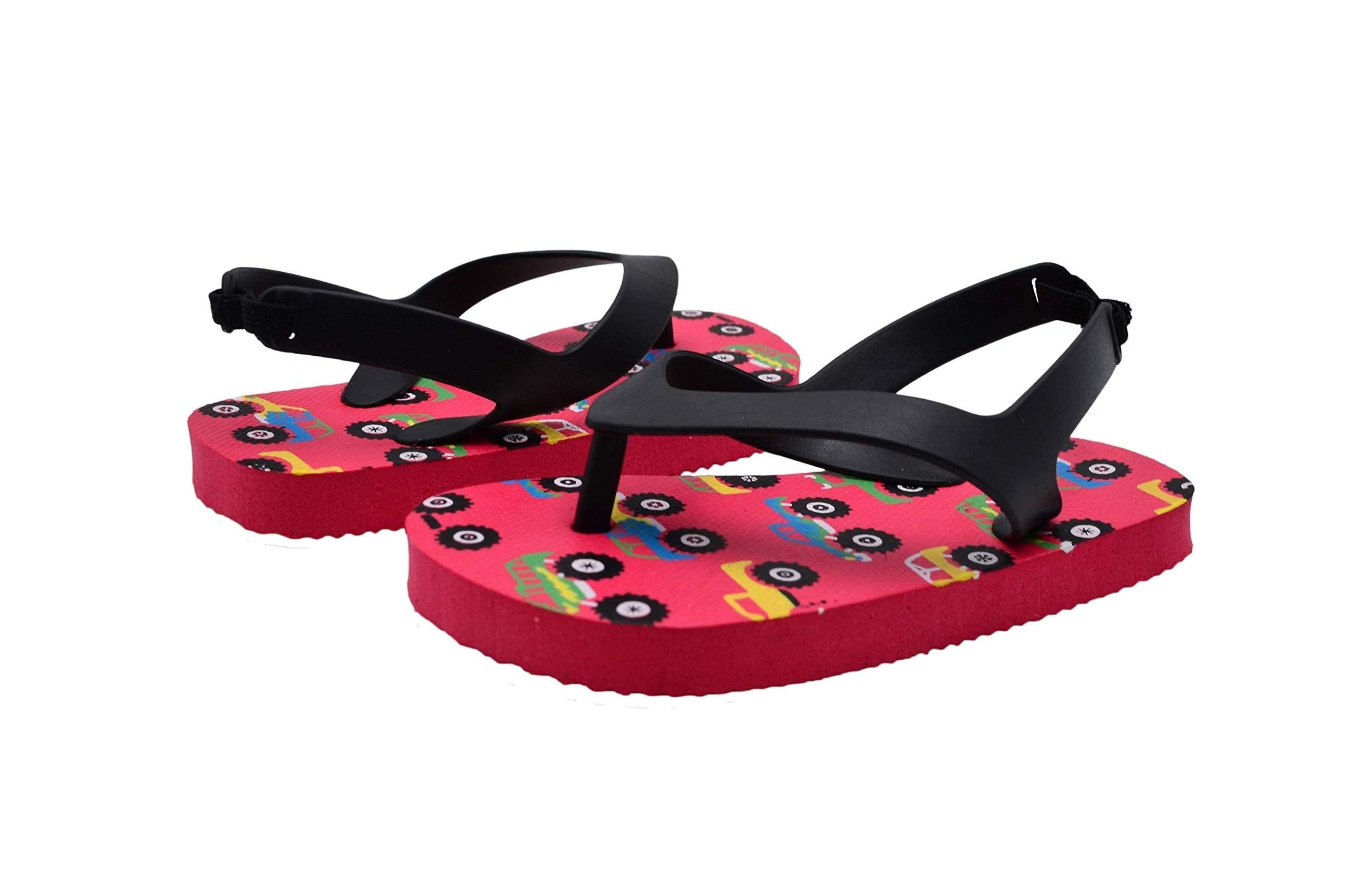 Chatties Flip-Flop Thong Slipper Sandals, Size 11-12 (Toddler Boys