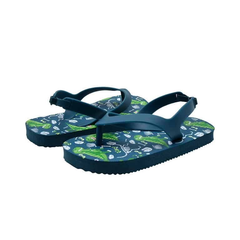 Chatties Flip-Flop Thong Slipper Sandals, Size 5-6 (Toddler Boys