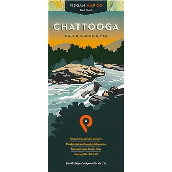 Chattooga Wild and Scenic River Map