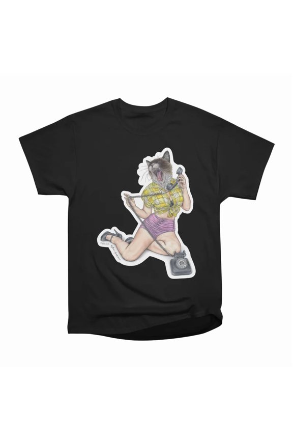 Chatty Catty Dark Mode T-Shirt Tee Gift For Him Merch For Her Apparel For Friend