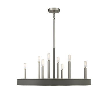 Chaucer 8-Light Chandelier in Antique Nickel