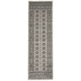 thumbnail image 1 of Chaudhary Living 2.5' x 8' Geometric Rug Runner - Gray and Black, 1 of 9