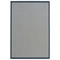 thumbnail image 1 of Chaudhary Living 6.5' x 9.5' Striped Rectangular Area Throw Rug - Blue and Cream, 1 of 9