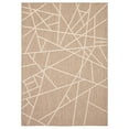 thumbnail image 1 of Chaudhary Living 7.75' x 10' Geometric Indoor Outdoor Area Throw Rug - Taupe and Beige, 1 of 9
