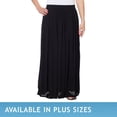 thumbnail image 1 of Chaudry Ladies' Pull-on Skirt-Black, Medium, 1 of 3