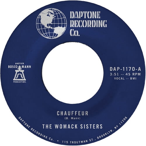 The Womack Sisters - Chauffeur B/W Instrumental - Music & Performance - Vinyl [7-Inch]