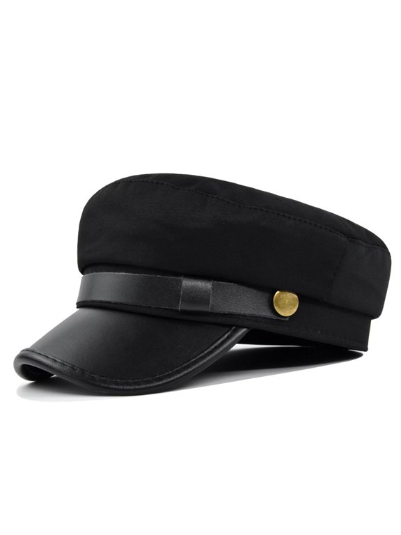 Chauffeur Hat for Men Women, Classic Vintage Captain Hat Newsboy Cap Costume Hats