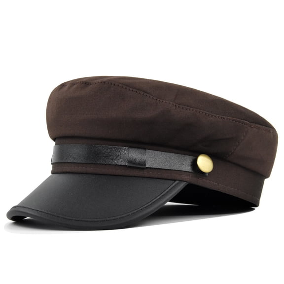 Chauffeur Hat for Men Women, Classic Vintage Captain Hat Newsboy Cap Costume Hats