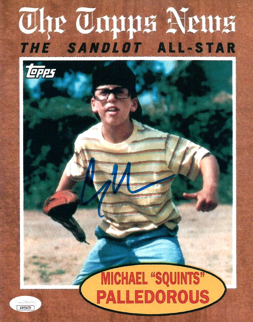 Chauncey Leopardi Signed Autographed 8X10 Photo The Sandlot Topps