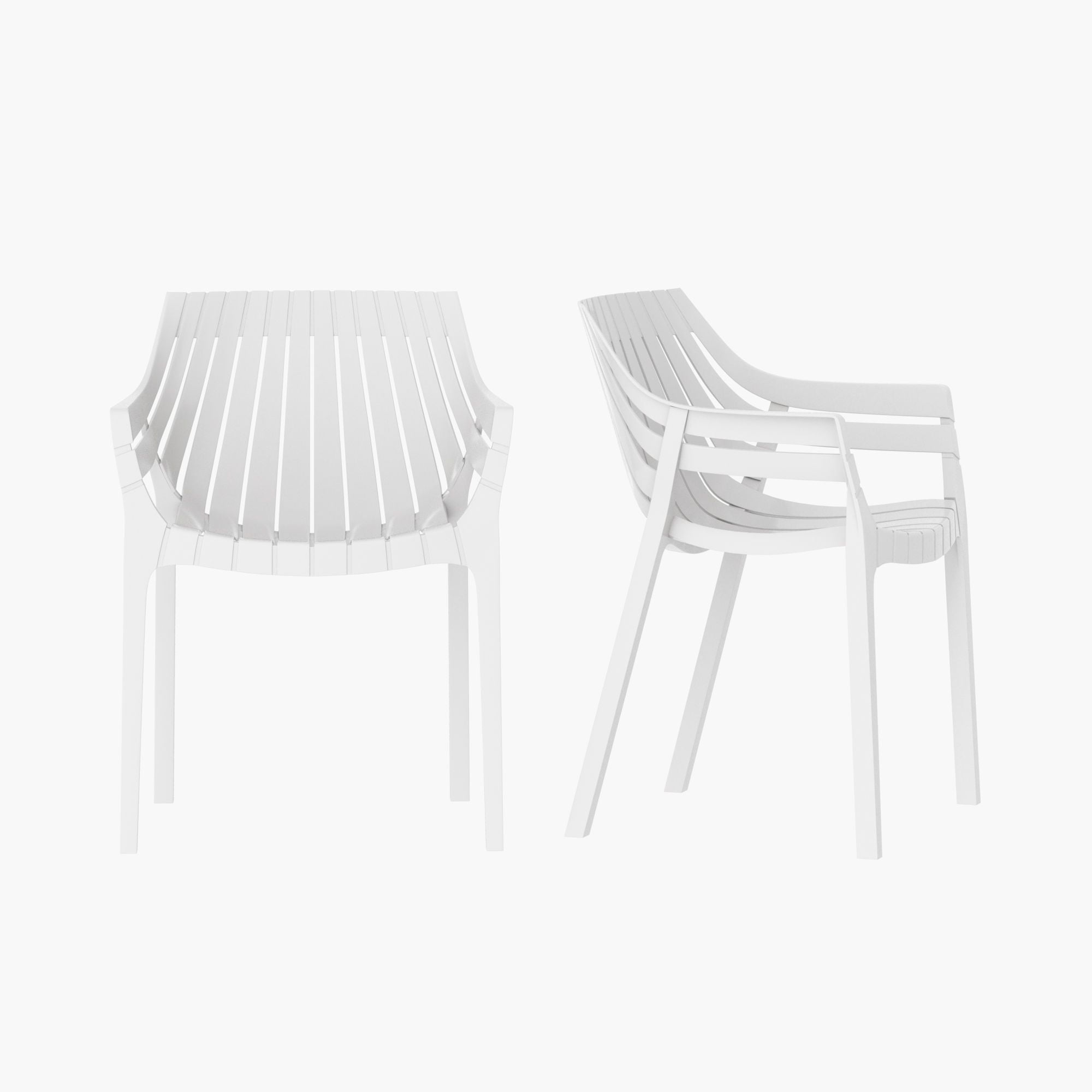 Chauncey Resin Patio Chair (Set of 2), White - Walmart.com