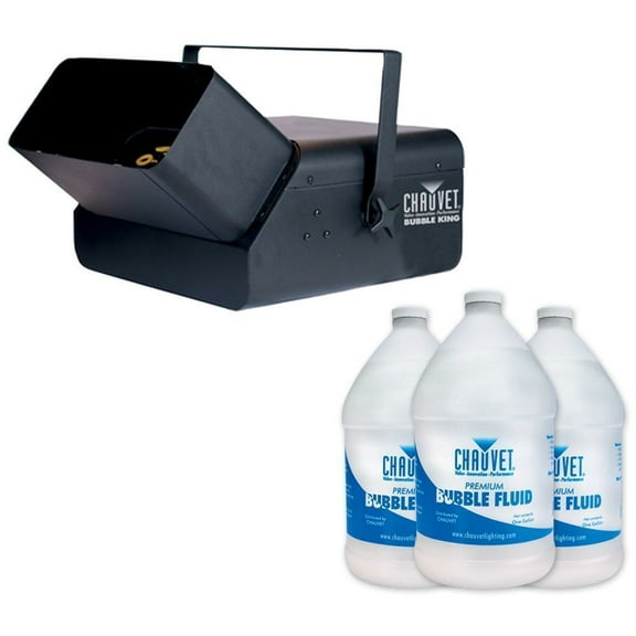 Chauvet B550 Bubble King Professional Bubble Machine B-550 +3 FREE Gallons Fluid