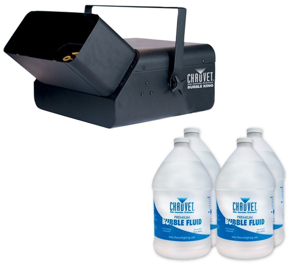 Chauvet B550 Bubble King Professional Bubble Machine B-550 +4 FREE Gallons Fluid