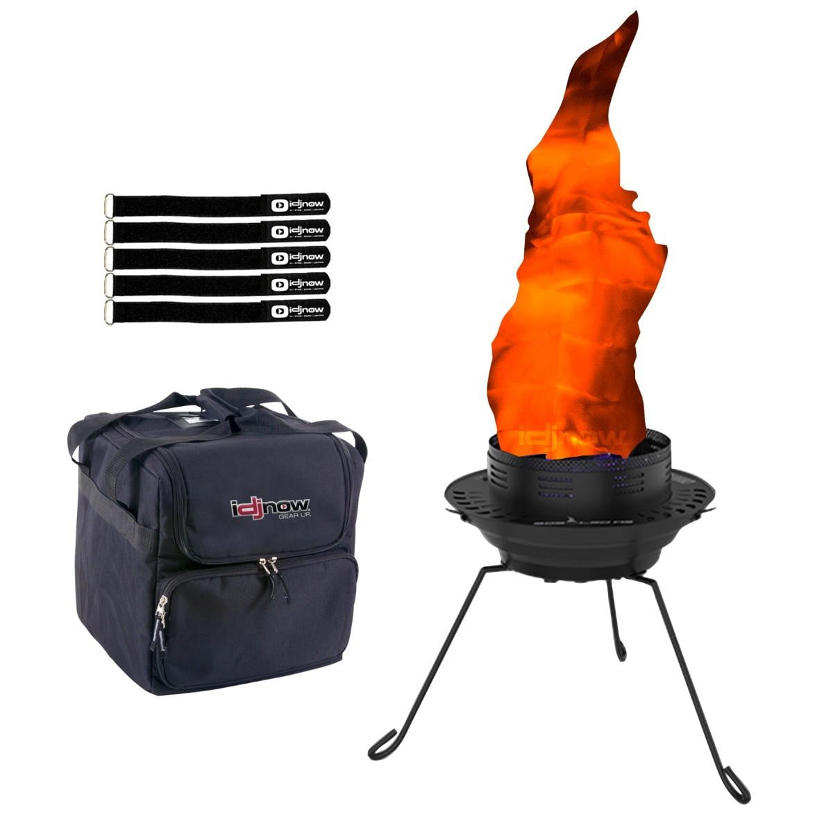 Chauvet DJ BOBLEDH3 LED Multi-Colored Flame Simulator with Carrying Case Package