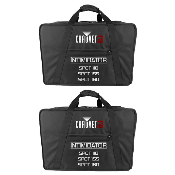 Chauvet DJ CHS-1XX Durable Hard Shell Carry Bag for 2x Intimidator Moving Heads 2-Pack