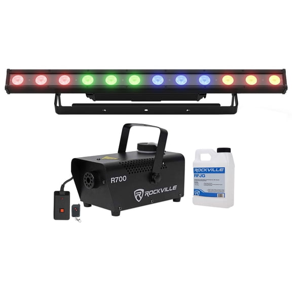 Chauvet DJ COLORband Q4 IP Outdoor-Rated DMX RGBA LED Light Strip+Fog Machine