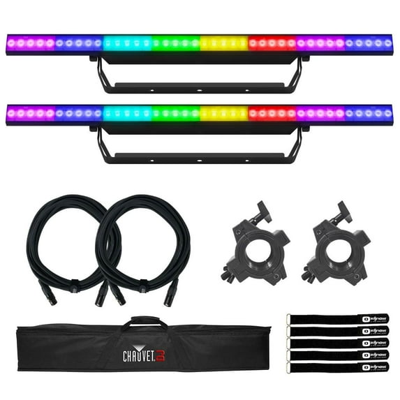 Chauvet DJ COLORstrip PIX ILS Full-Size LED Strip Light 2-Pack with Bag Package