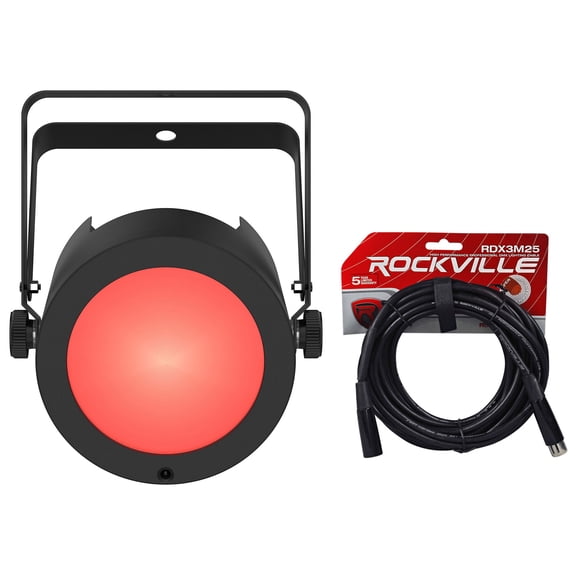 Chauvet DJ COREpar Q60 ILS 60w RGBA COB LED D-Fi USB Par Wash Light+DMX Cable
