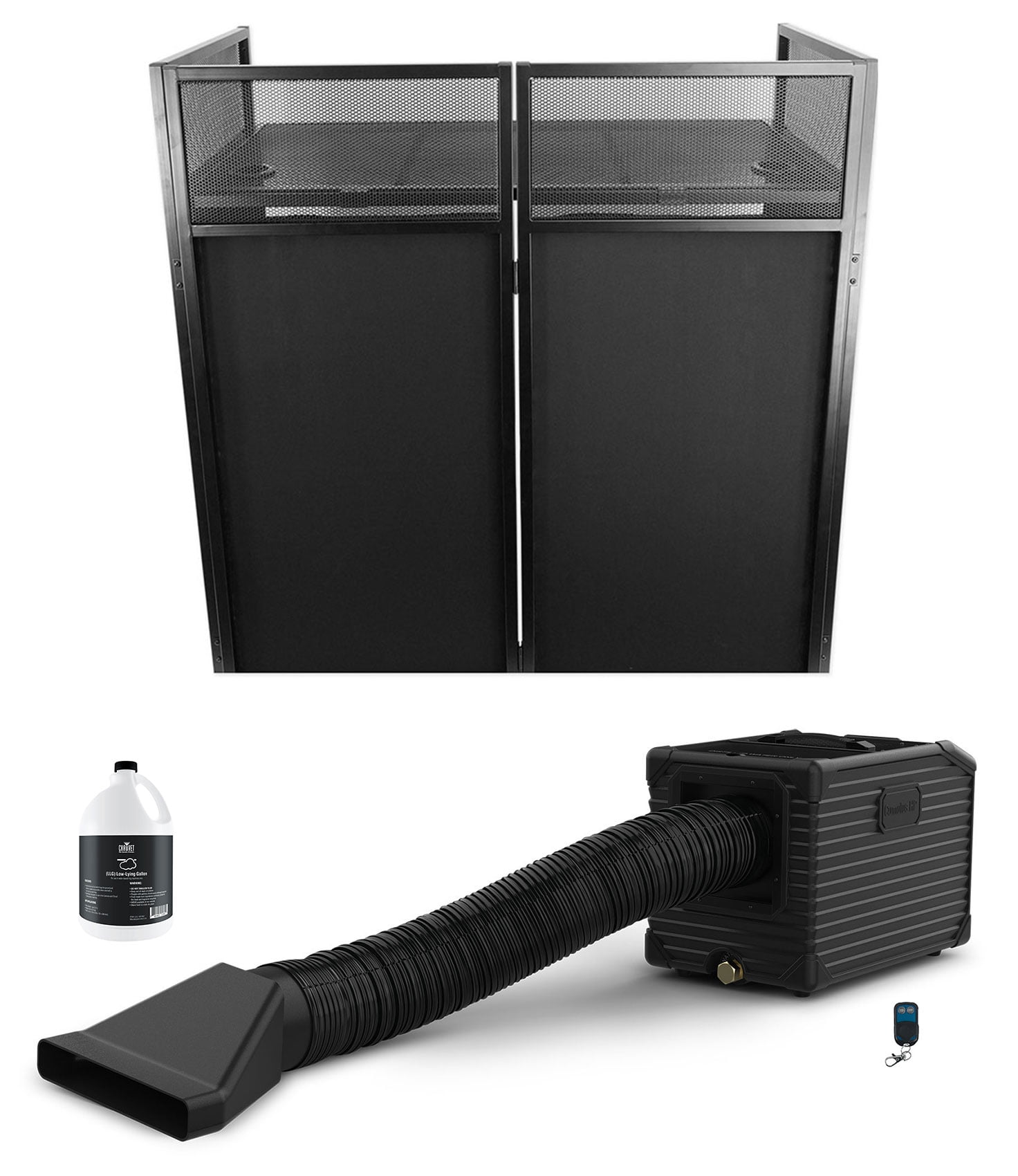 Chauvet DJ CUMULUS HP Pro Low-Lying DMX Fog Machine Fogger+Remote+Facade+Fluid