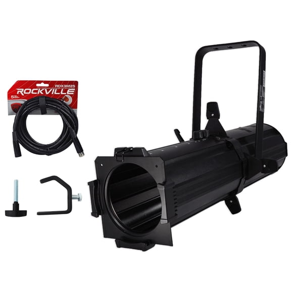 Chauvet DJ EVE E-100Z White Ellipsoidal Gobo Projector Spot Light+Clamp+Cable