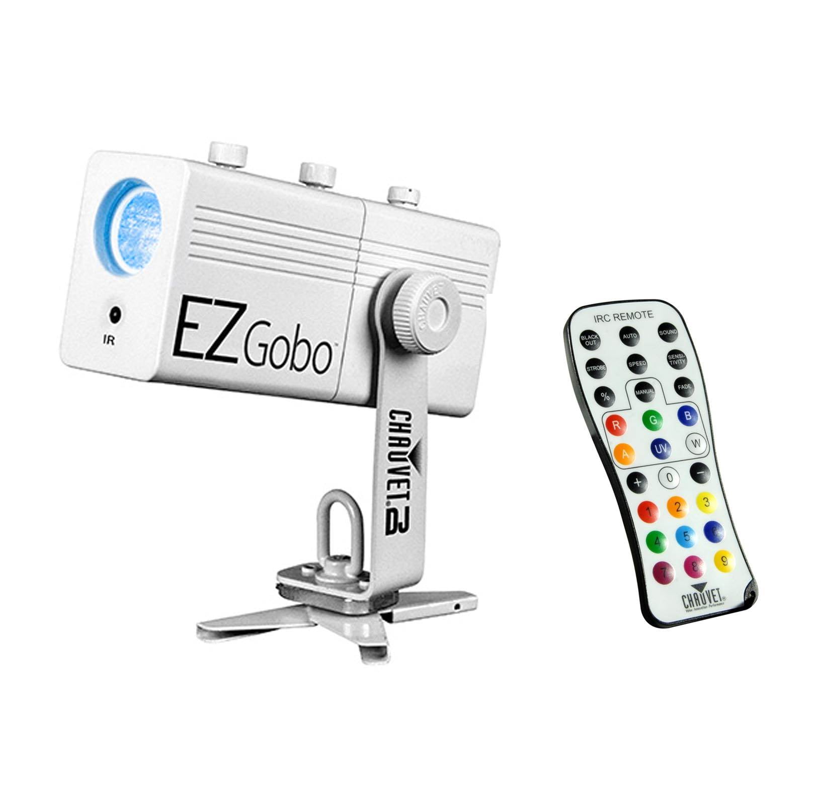 Chauvet DJ EZGobo Battery Powered LED Wedding Logo Projector IRC-6 Remote