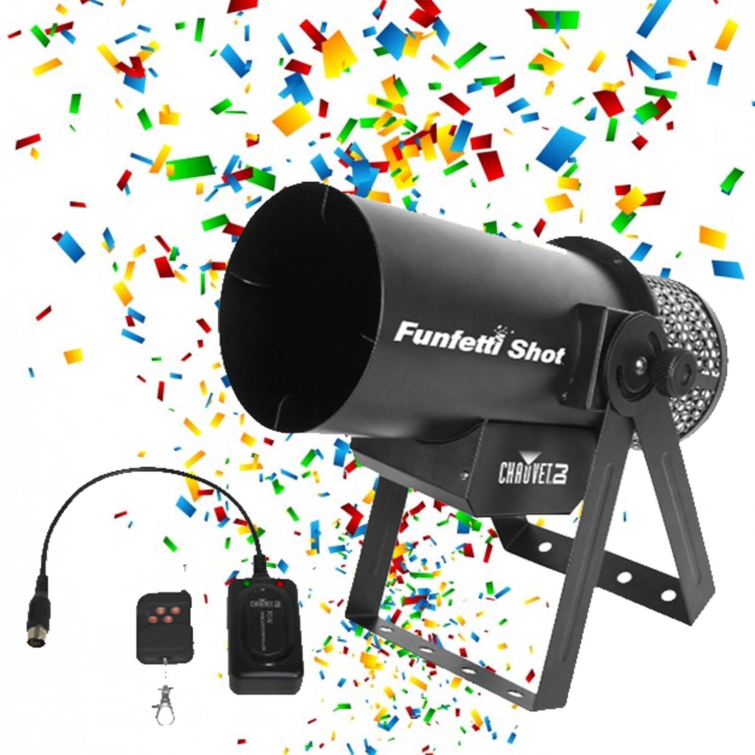 Chauvet DJ FUNFETTI SHOT Professional Party Confetti Cannon Launcher w