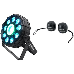 Chauvet DJ FX Par 9 Compact DMX Multi-Effect LED, SMD RGB+Bluetooth Speakers