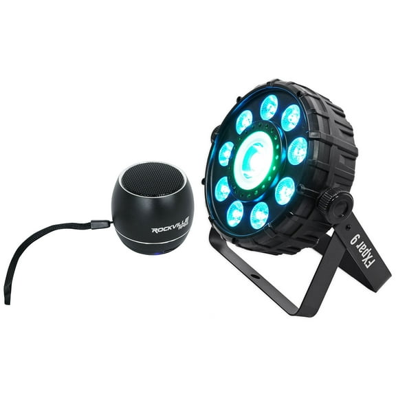 Chauvet DJ FX Par 9 DMX RGB+UV SMD Strobe Par Effect Light+Bluetooth Speaker